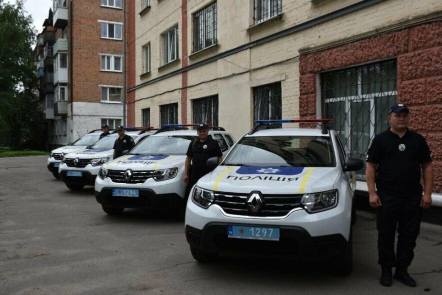 4 нові службові автомобілі отримали конотопські правоохоронці