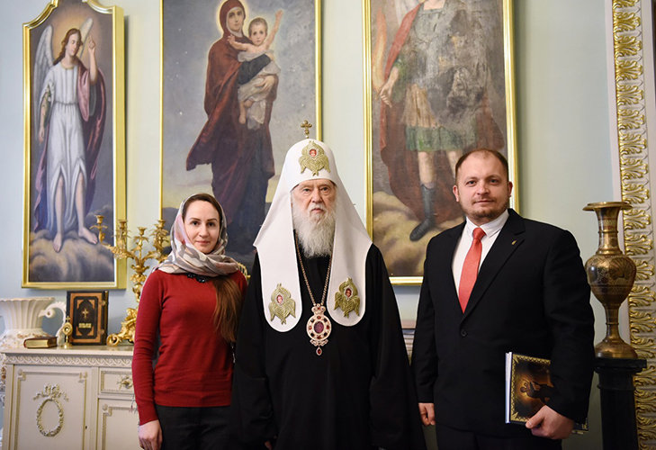 Патріарх Філарет відзначив церковною нагородою новообраного міського голову Конотопа